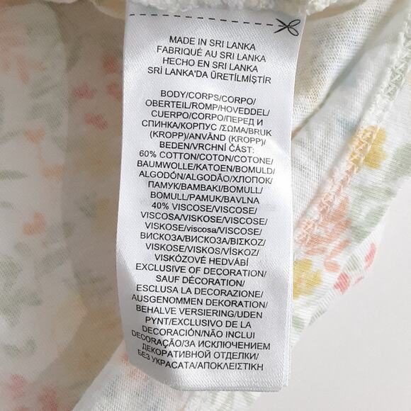 Lauren Ralph Lauren Black Label Pajama Set L Boxer Short Sleeveless Pink Floral - Picture 7 of 10